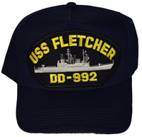 USS FLETCHER DD-992 HAT - HATNPATCH