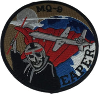 USAF MQ-9 REAPER PATCH - Color - Veteran Owned Business - HATNPATCH