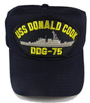 USS DONALD COOK DDG-75 HAT - HATNPATCH