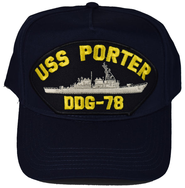 USS PORTER DDG-78 HAT - HATNPATCH