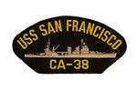 USS SAN FRANCISCO CA-38 PATCH - HATNPATCH