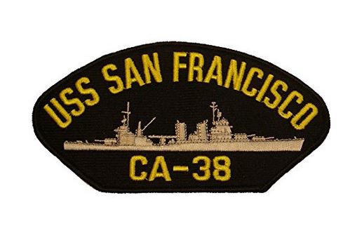 USS SAN FRANCISCO CA-38 PATCH - HATNPATCH