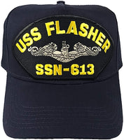 USS FLASHER SSN-613 (Silver Dolphin) HAT - HATNPATCH