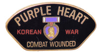 KOREAN WAR PURPLE HEART COMBAT WOUNDED HAT PIN - HATNPATCH