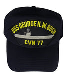 USS GEORGE H.W. BUSH CVN-77 HAT - HATNPATCH