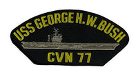 USS GEORGE H. W. BUSH CVN-77 Patch - HATNPATCH