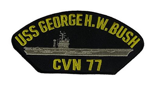 USS GEORGE H. W. BUSH CVN-77 Patch - HATNPATCH