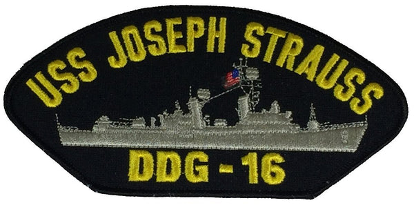 USS JOSEPH STRAUSS DDG-16 PATCH - HATNPATCH