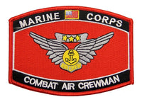 MARINE CORPS COMBAT AIR CREWMAN BADGE WINGS PATCH USMC - HATNPATCH