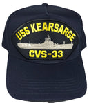 USS KEARSARGE CVS-33 SHIP HAT - NAVY BLUE - Veteran Owned Business - HATNPATCH