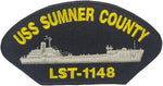 USS Sumner County LST-1148 Patch - Great Color - Veteran Family-Owned Business - HATNPATCH