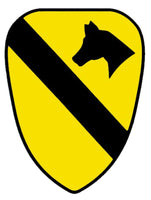 U.S. Army 1st Cavalry Shield Decal - HATNPATCH