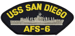 USS SAN Diego AFS-6 Ship Patch - HATNPATCH