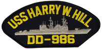 USS HARRY W. HILL DD-986 SHIP PATCH - GREAT COLOR - Veteran Owned Business - HATNPATCH