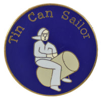 TIN CAN SAILOR HAT PIN - HATNPATCH