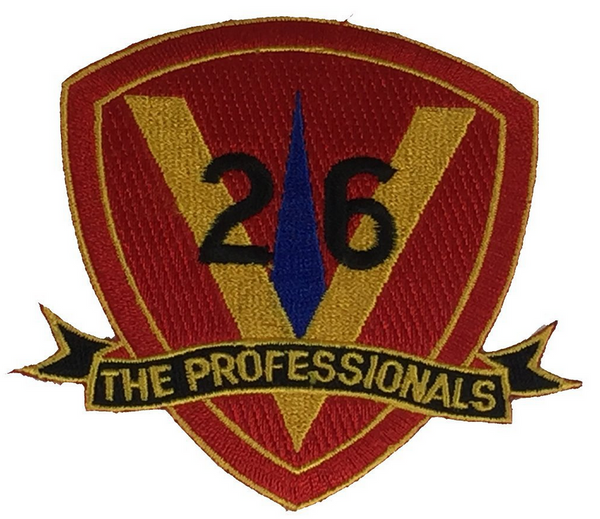 USMC 1st FIRST BATTALION 26TH TWETNY SIXTH MARINES PROFESSIONALS PATCH VETERAN - HATNPATCH