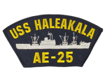 USS Haleakala AE-25 Ship Patch - Great Color - Veteran Owned Business - HATNPATCH