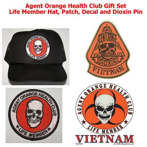 Agent Orange Health Club Gift Set - Vietnam Vet - HATNPATCH