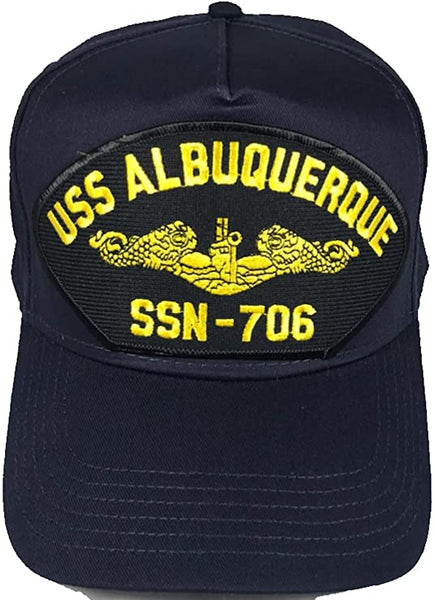 USS ALBUQUERQUE SSN-706 (GOLD Dolphin) HAT - HATNPATCH