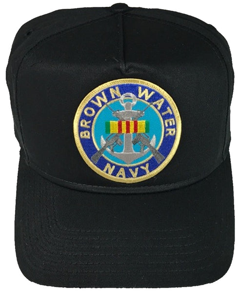 BROWN WATER NAVY W/ VIETNAM SERVICE RIBBON HAT - HATNPATCH