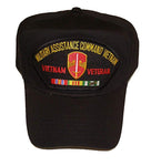 MILITARY ASSISTANCE COMMAND VIETNAM MACV Black/Golf Hat w/Snap Back - CLEARANCE - HATNPATCH