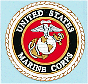 U.S. Marine Globe & Anchor Decal - HATNPATCH