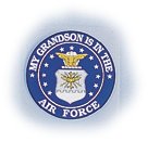 My Grandson is in the Air Force Decal - HATNPATCH