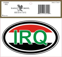 IRQ EURO STYLE DECAL IRAQ - HATNPATCH