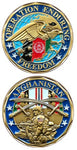 OEF AFGHANISTAN CHALLENGE COIN - HATNPATCH