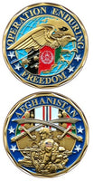 OEF AFGHANISTAN CHALLENGE COIN - HATNPATCH