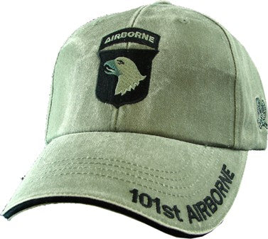 101ST AIRBORNE DIVISION (ODGREEN) HAT - HATNPATCH