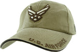 USAF (KHK W/ EMBLEM) HAT - HATNPATCH