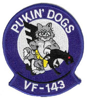 VF-143 PUKIN'DOGS PATCH (4") - HATNPATCH