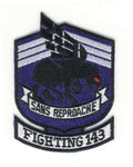 VF-143 FIGHTING 143 SANS REPROACH PATCH - HATNPATCH