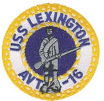 USS LEXINGTON (AVT-16) PATCH - HATNPATCH