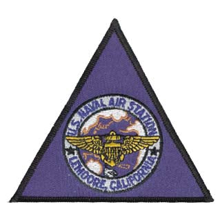 U.S.NAVAL AIR STATION LEMOORE PATCH (4")TRIANGLE - HATNPATCH