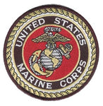 UNITED STATES MARINE CORPS SEAL PATCH, BASIC - HATNPATCH