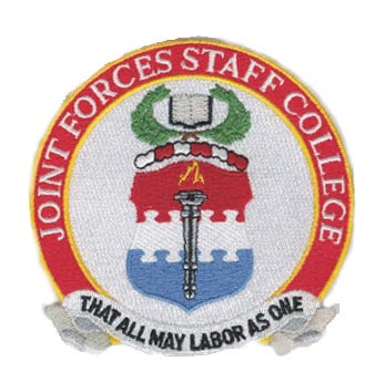 JOINT FORCES STAFF COLLEGE PATCH - HATNPATCH