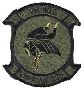 VMFA(AW)-225 "VIKINGS" SUBD PATCH (Hook & Loop) - HATNPATCH