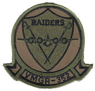 VMGR-352 "RAIDERS" SUBD PATCH (Hook & Loop) - HATNPATCH