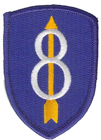 8TH DIVISION SHOULDER PATCH - HATNPATCH