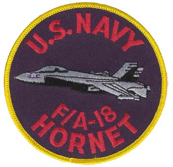 FA-18 (AIRCRAFT PROFILE) PATCH - HATNPATCH