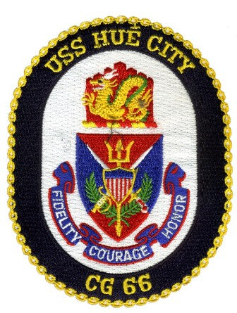 USS HUE CITY CG-66 PATCH - HATNPATCH