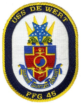 USS DEWERT FFG-45 PATCH - HATNPATCH