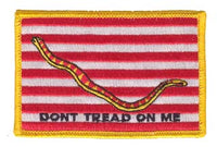 DON'T TREAD ON ME PATCH GOLD BORDER - HATNPATCH