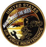 AIR FORCE MAINTENANCE - MAINTAINING THE SKIES PATCH - HATNPATCH