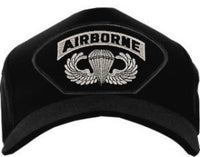 AIRBORNE W/JUMP WINGS HAT - HATNPATCH