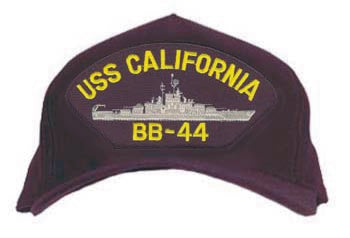 USS CALIFORNIA BB-44 HAT - HATNPATCH