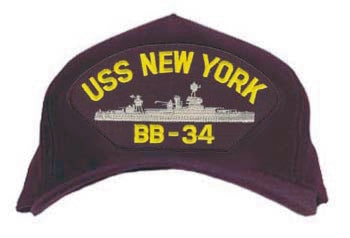 USS NEW YORK BB-34 HAT - HATNPATCH