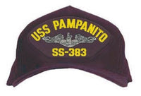 USS PAMPANITO SS-383 HAT - HATNPATCH
